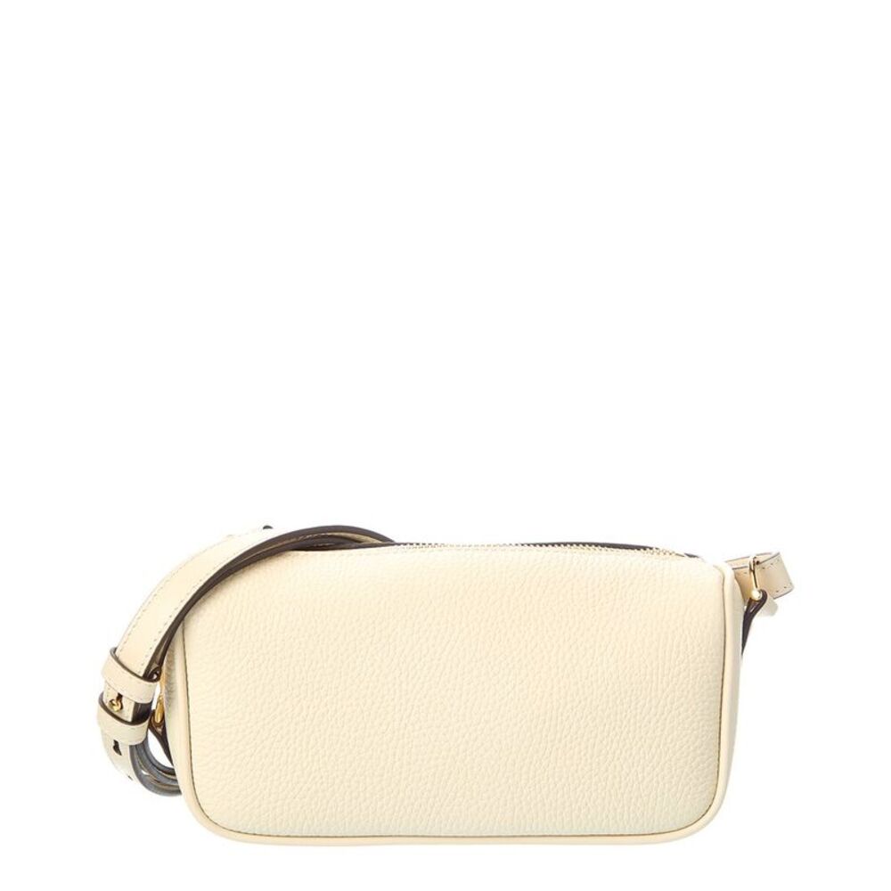 Gucci Half Horsebit Mini Leather Hobo Bag, Beige